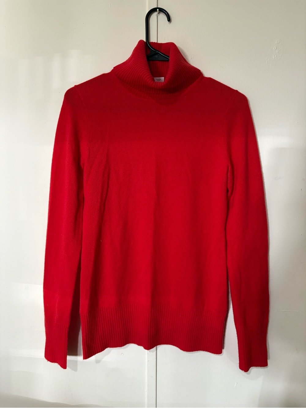 J. Crew Bright Red Turtleneck Sweater